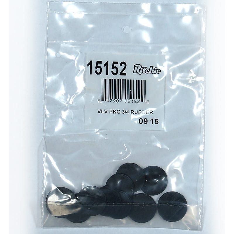 15152 Ritchie 3/4-inch Valve Rubber Package