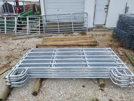 Galvanized 10' corral panel